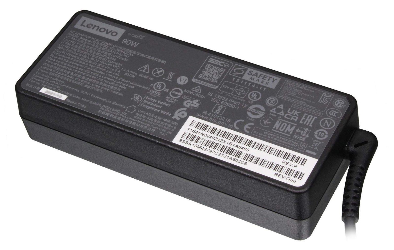 Lenovo AC Adapter 100-240V 3P - PC-/Server Netzteil - PC-/Server Netzteil