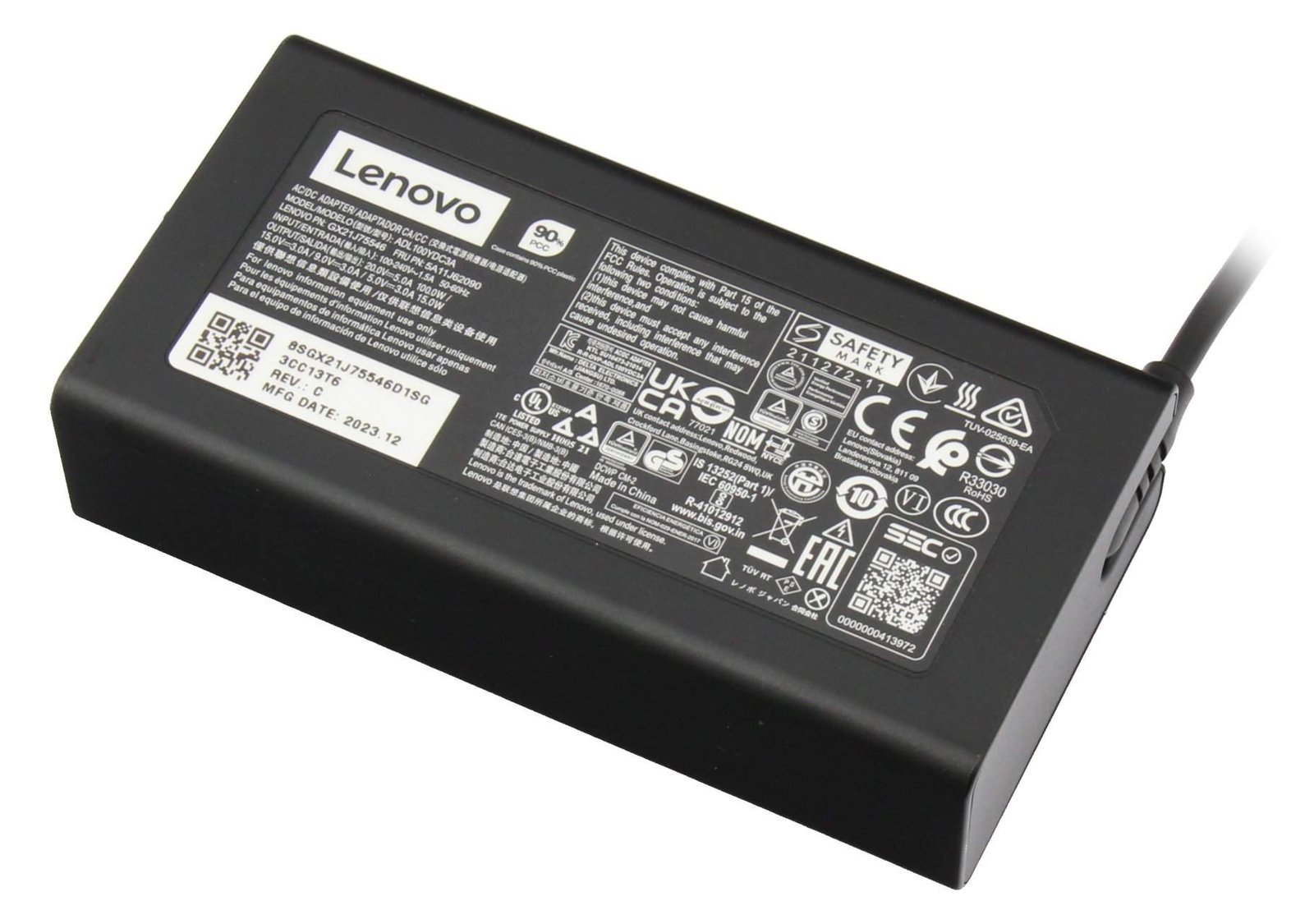 Lenovo AC Adapter USB-C - PC-/Server Netzteil - USB Typ C