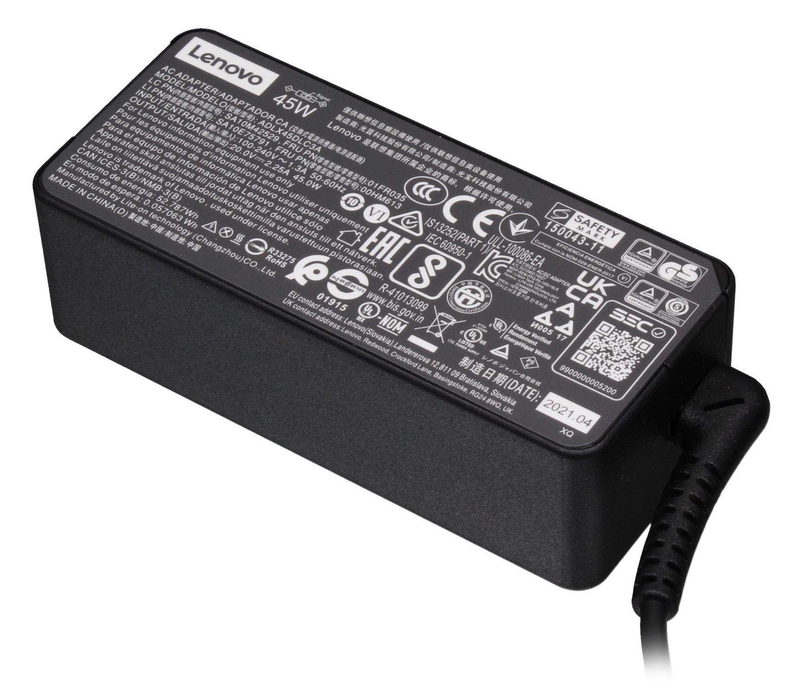 Lenovo ADLX45NCC3A Netzteil - PC-/Server - PC-/Server Netzteil