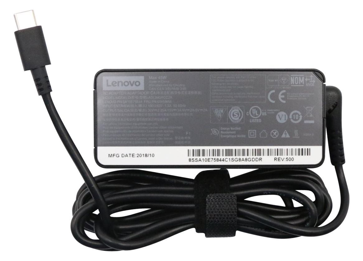 Lenovo Chicony - Netzteil - Wechselstrom 100-240 V - 45 Watt - weltweit - FRU - für 100e Chromebook (1st Gen)