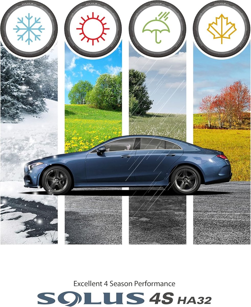 Kumho 205/55 R16 91H Solus HA32 M+S PKW Ganzjahresreifen, 205/55R16 91H - M+S/3PMSF — Bild 3