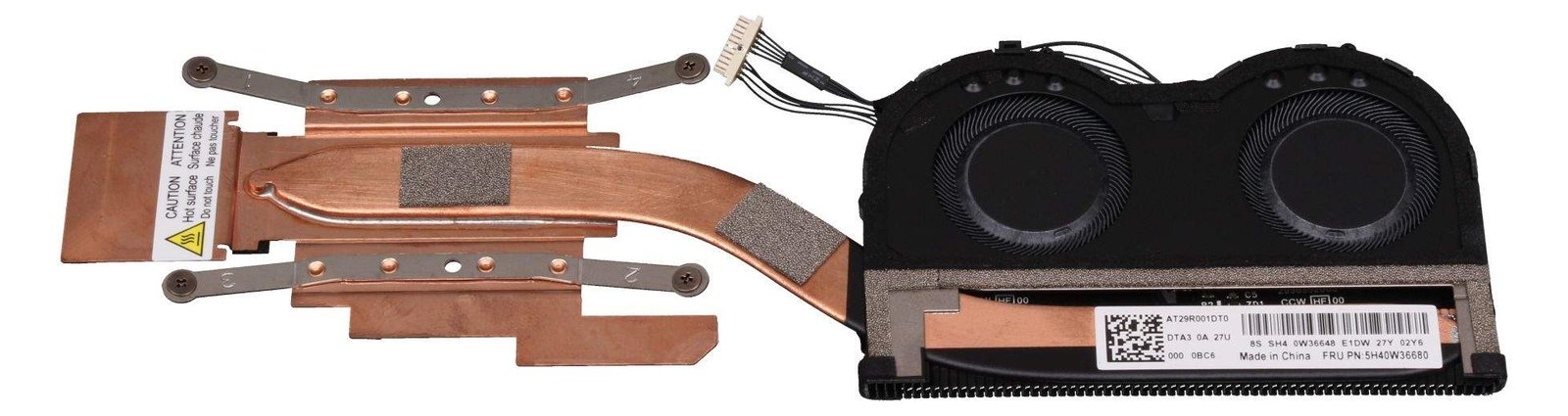 Lenovo CPU heatsink with fan for ThinkPad X1 Carbon and von LumaTech