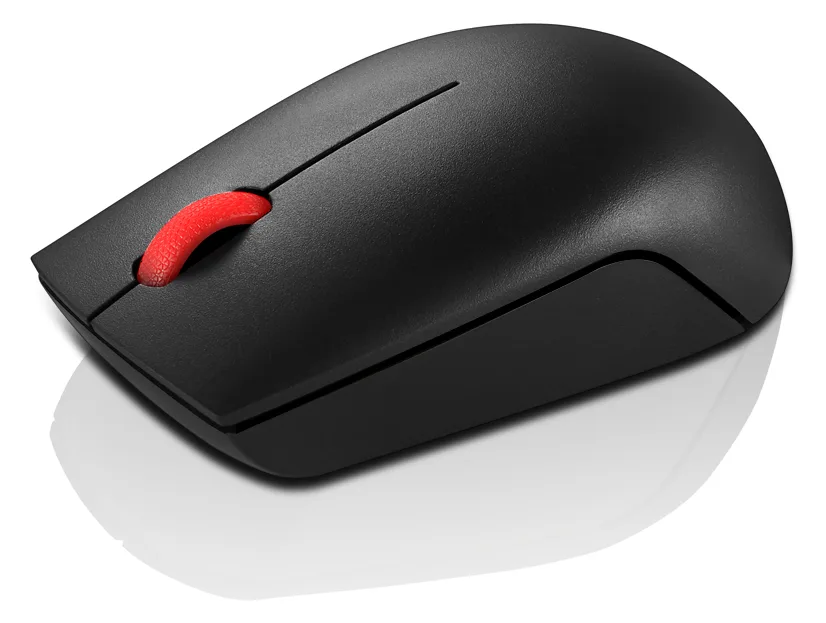 Lenovo Essential Compact - Maus - rechts- und linkshändig - 3 Tasten - kabellos - 2.4 GHz - kabelloser Empfänger (USB), Ansicht 4