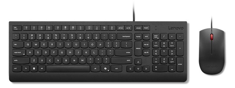 Lenovo Essential Wired Combo - Tastatur-und-Maus-Set - TL: Nordisch, QWERTY