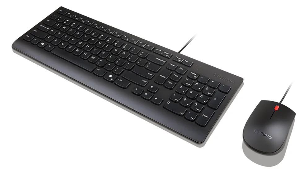 Lenovo Essential Wired Combo - Tastatur-und-Maus-Set - TL: Nordisch, QWERTY - Nordisch, Ansicht 2