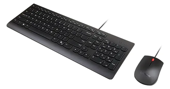 Lenovo Essential Wired Combo - Tastatur-und-Maus-Set - TL: Nordisch, QWERTY - Dänisch, Ansicht 4