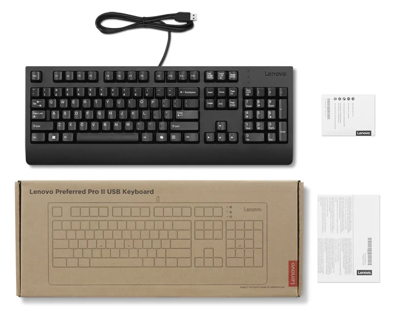 Lenovo Preferred Pro II - Tastatur - USB - TL: Deutsch, QWERTZ - 60 % / Mini, Ansicht 2