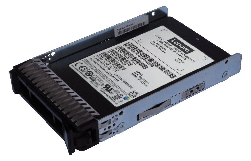 Lenovo SSD - Mixed Use - 1.92 TB - Hot-Swap - 2.5 (6.4 cm)