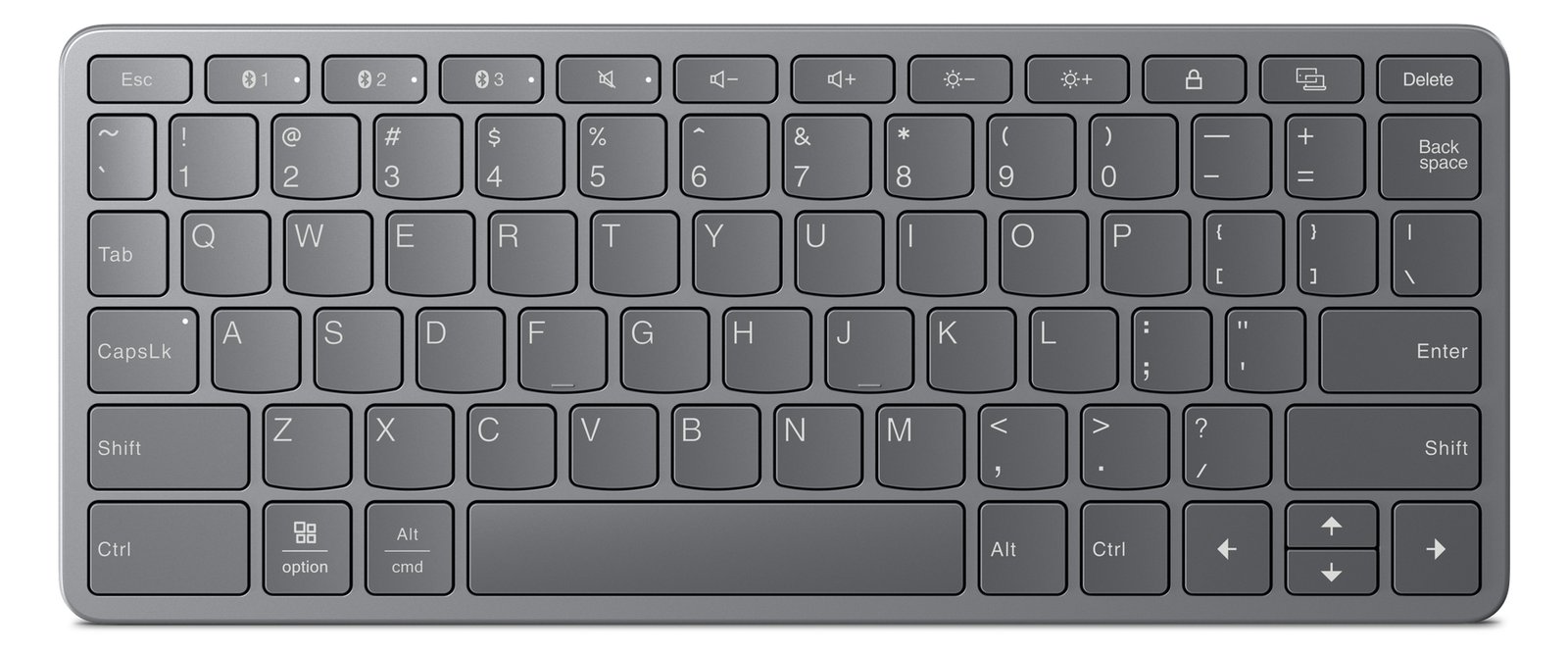 Lenovo Tastatur - Multi-Device - kabellos - USB-C, Bluetooth - TL: Deutsch, QWERTZ