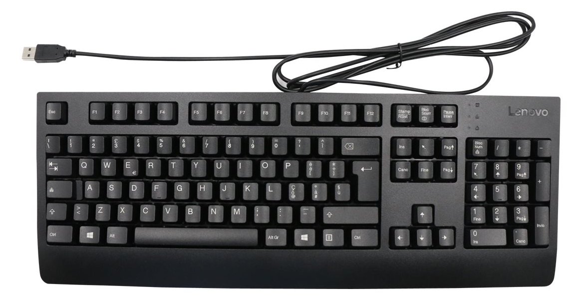 Lenovo Tastatur - USB - TL: Italienisch, QWERTY