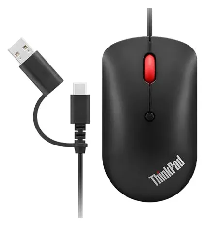 Lenovo ThinkPad Compact - Maus - rechts- und linkshändig - Bis 1.600 DPI, Ansicht 4