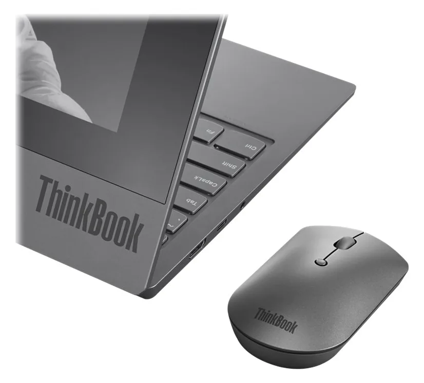 Lenovo ThinkPad Silent - Maus - rechts- und linkshändig - grau, Ansicht 4