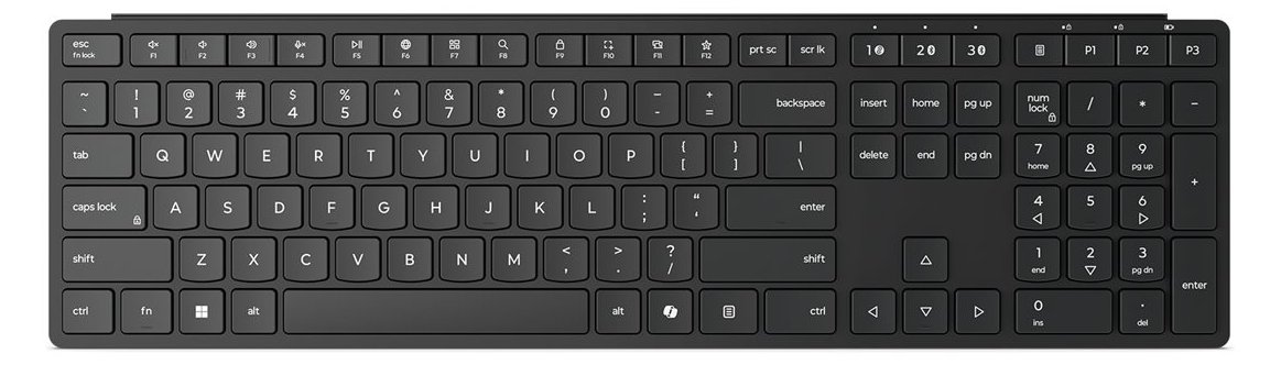 Lenovo Wireless Multi-Mode Pro Keyboard 6000 - TL: Deutsch, QWERTZ