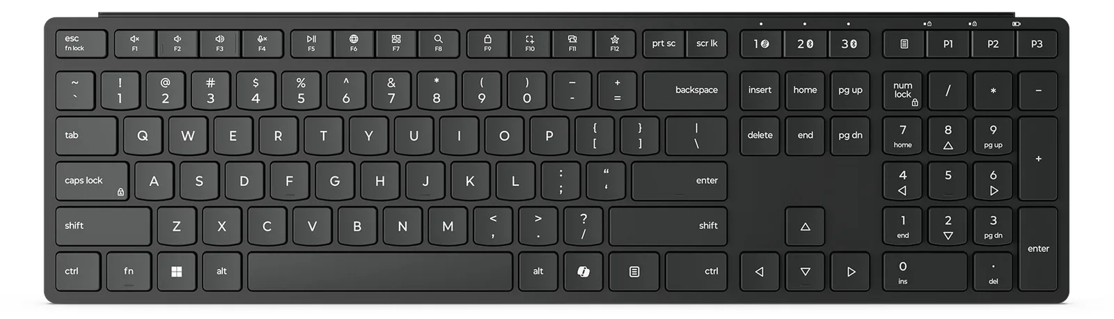 Lenovo Wireless Multi-Mode Pro Keyboard 6000 - TL: Deutsch, QWERTZ, Ansicht 2