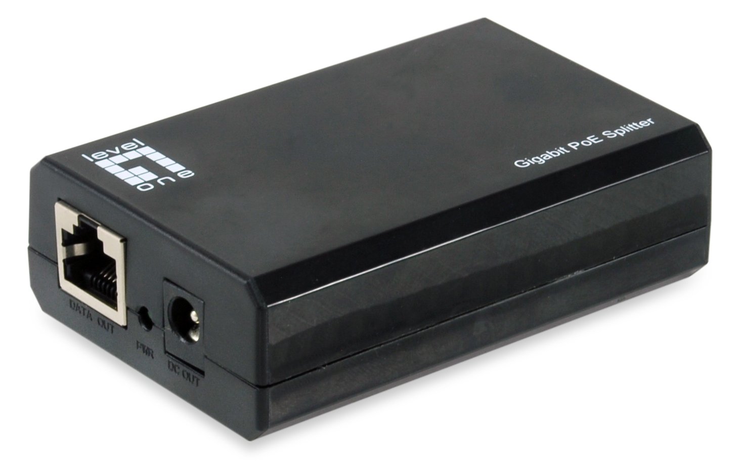 LevelOne Gigabit IEEE802.3bt PoE Splitter - IEEE 802.3af - 10/100/1000Base-T(X) - Schwarz - China - 12V - 24V - 60 W