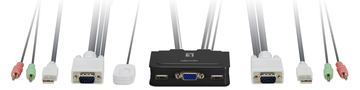 LevelOne KVM-0223 - KVM-/Audio-Switch - 2 x KVM/Audio von LumaTech