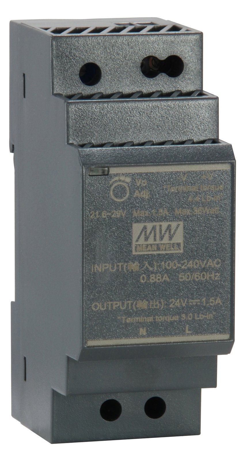 LevelOne POW-2411 - Netzteil (DIN-Schienenmontage möglich)