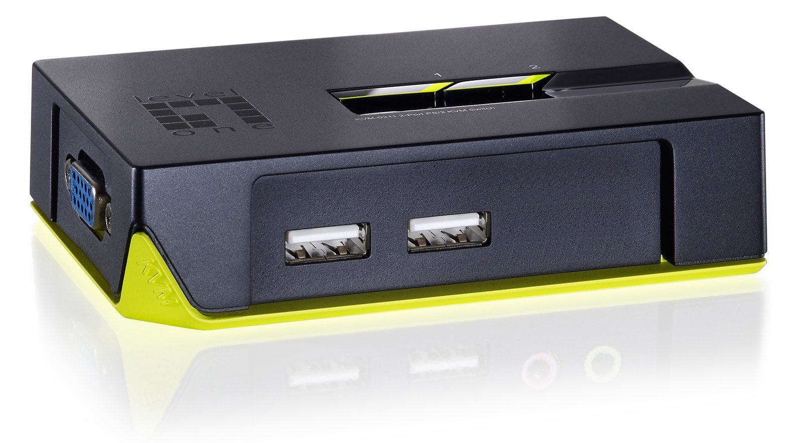 LevelOne ViewCon KVM-0222 - KVM-Switch - 2 x KVM port(s) von LumaTech