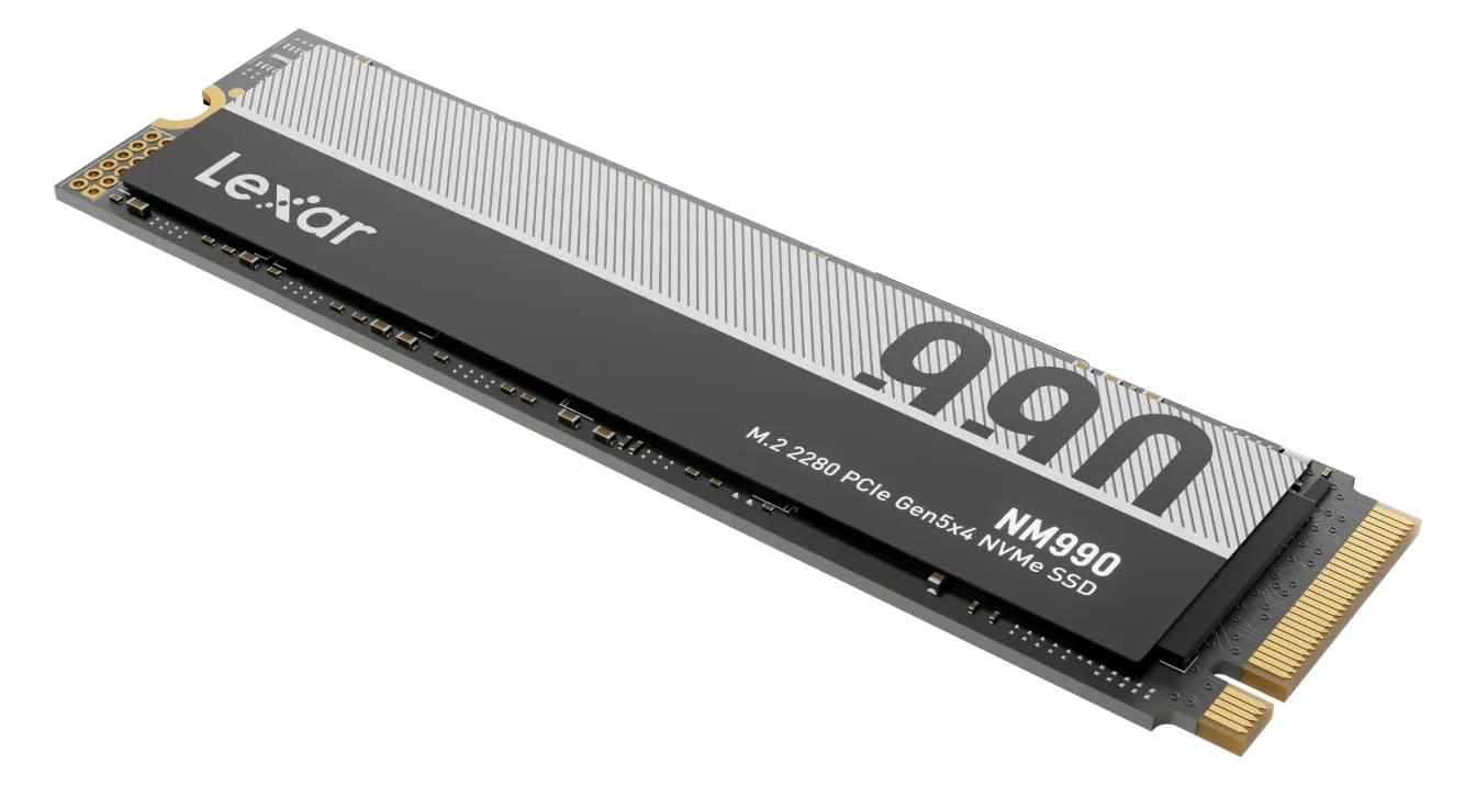 Lexar NM990 - SSD - 1 TB - intern - M.2 2280 - PCI Express 5.0 x4 (NVMe), Ansicht 3