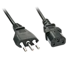 Lindy Stromkabel - CEI 23-50 (M) bis IEC 60320 C13 - 5 m CEI 23-16, Ansicht 4