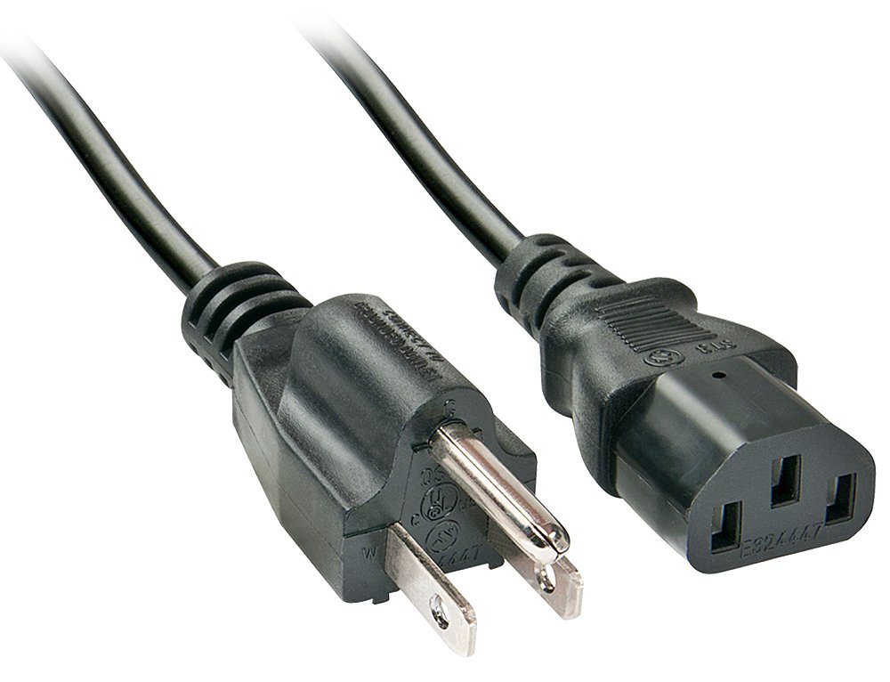 Lindy Stromkabel - NEMA 5-15P (S) bis IEC 60320 C13