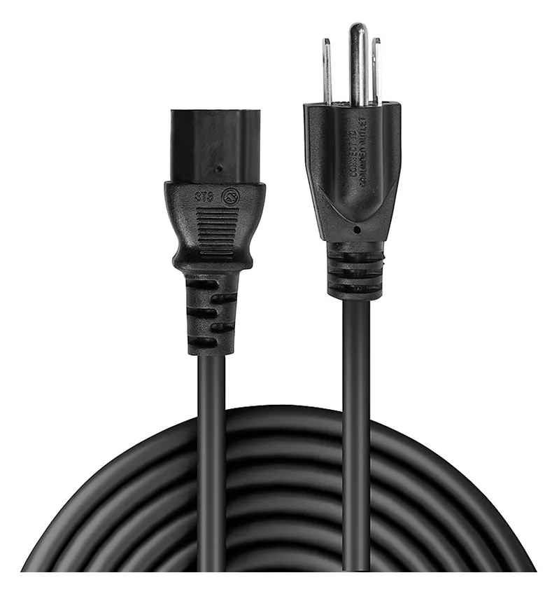 Lindy Stromkabel - NEMA 5-15P (S) bis IEC 60320 C13, Ansicht 2