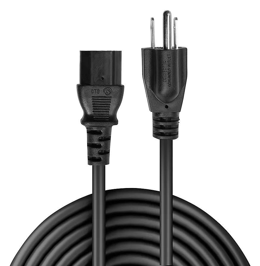 Lindy Stromkabel - NEMA 5-15P (S) bis IEC 60320 C13, Ansicht 3