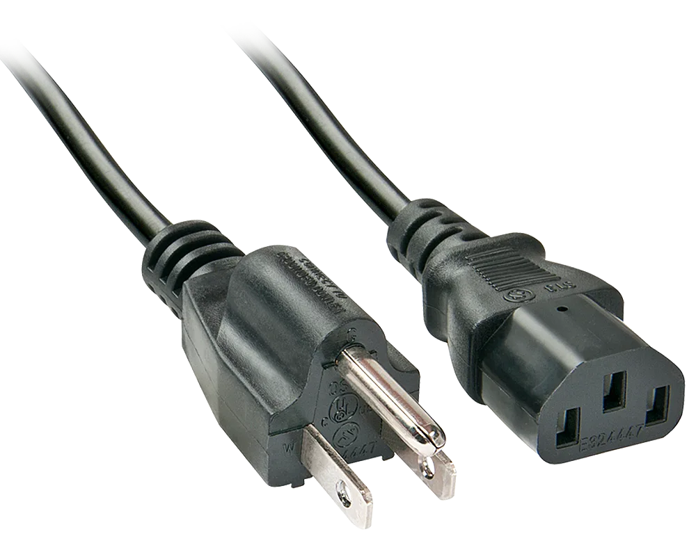Lindy Stromkabel - NEMA 5-15P (S) bis IEC 60320 C13, Ansicht 4