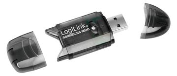 LogiLink Cardreader USB 2.0 Stick for SD/MMC - Kartenleser - 8-in-1 (MMC, SD, RS-MMC, MMCmobile, SDHC) von LumaTech