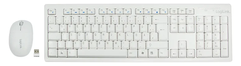 LogiLink Combo Set with Autolink - Tastatur-und-Maus-Set - TL: Deutsch, QWERTZ, Ansicht 2