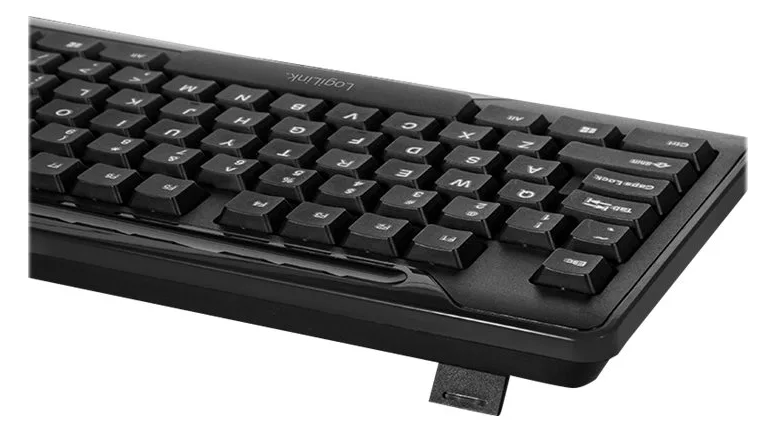 LogiLink Funk - Tastatur-und-Maus-Set - kabellos - TL: Deutsch, QWERTZ, Ansicht 4
