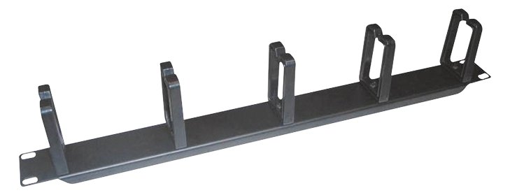 LogiLink Kabelführungsplatte für Schaltschrank - RAL 9005 - 1U - 48.3 cm (19) von LumaTech