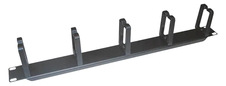 LogiLink Kabelführungsplatte für Schaltschrank - RAL 9005 - 1U - 48.3 cm (19), Ansicht 2