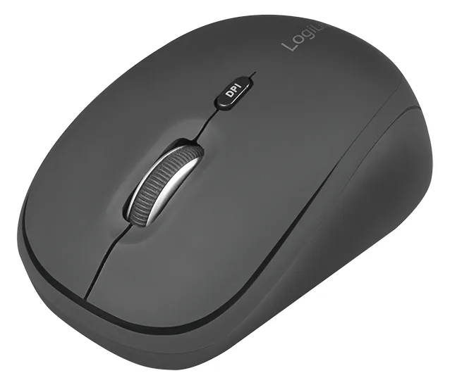 LogiLink Maus - optisch - 3 Tasten - kabellos - 2.4 GHz - kabelloser Empfänger (USB) - Rechts, Ansicht 2