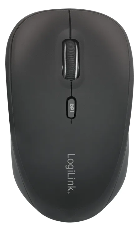 LogiLink Maus - optisch - 3 Tasten - kabellos - 2.4 GHz - kabelloser Empfänger (USB) - Rechts, Ansicht 4
