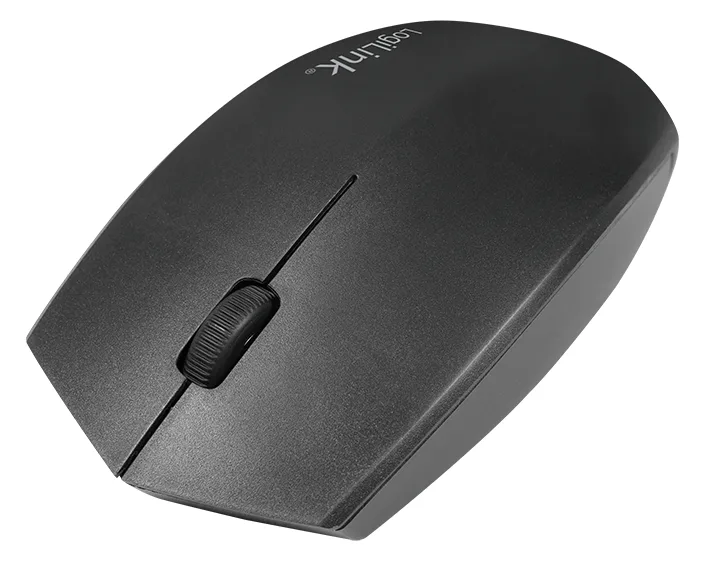 LogiLink Maus - rechts- und linkshändig - optisch - kabellos - 2.4 GHz, Bluetooth 4.2 - kabelloser Empfänger (USB), Ansicht 2