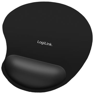 LogiLink Mauspad mit Handgelenkpolsterkissen - schwarz von LumaTech