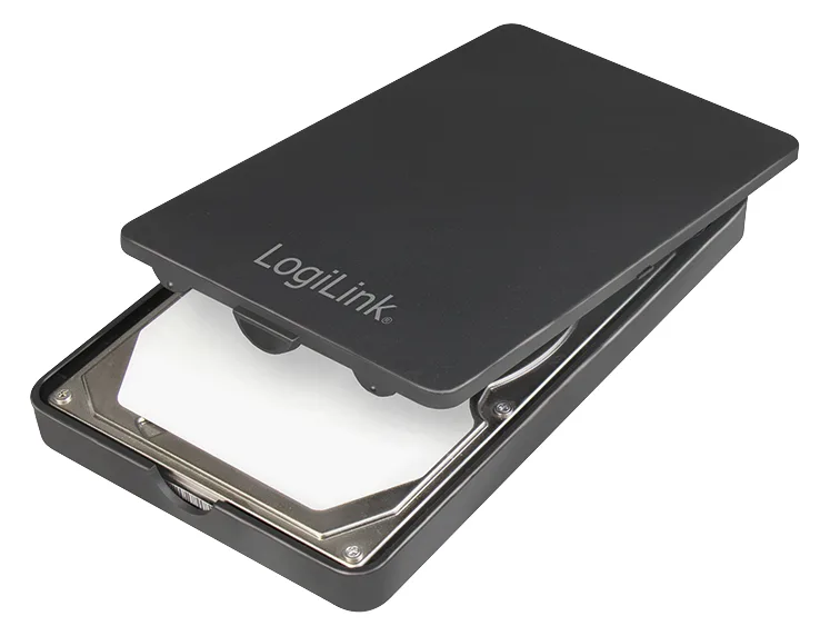 LogiLink Speichergehäuse - 2.5 (6.4 cm) - SATA 6Gb/s - HDD / SSD-Gehäuse, Ansicht 4