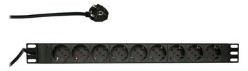 LogiLink Stromverteilungseinheit (Rack - einbaufähig) - Wechselstrom 250 V - Eingabe, Eingang CEE 7/7 von LumaTech