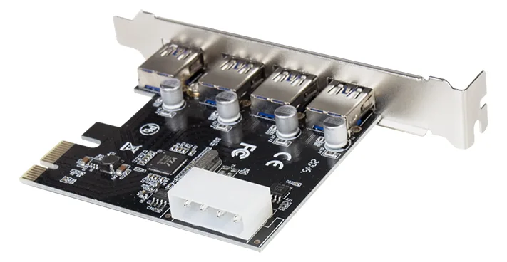 LogiLink USB 3.0 4-Port PCI Express Card - USB-Adapter, Ansicht 2