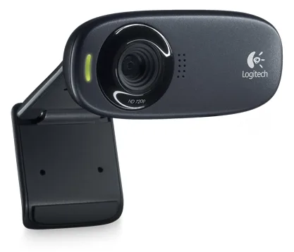 Logitech 960-000585 - 1280 x 720 Pixel - 5 MP - USB - Schwarz - MacOS - Android, Ansicht 2