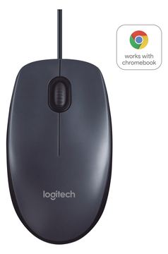 Logitech B100 - Maus - rechts- und linkshändig - Schwarz von LumaTech