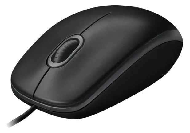 Logitech B100 - Maus - rechts- und linkshändig - Schwarz, Ansicht 2