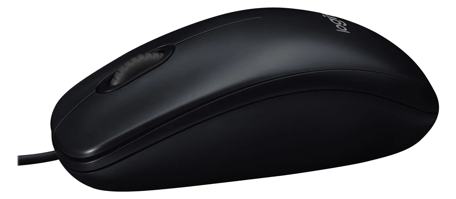 Logitech B100 - Maus - rechts- und linkshändig - Schwarz, Ansicht 3