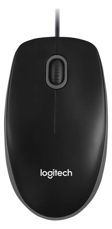 Logitech B100 - Maus - rechts- und linkshändig - Schwarz, Ansicht 5