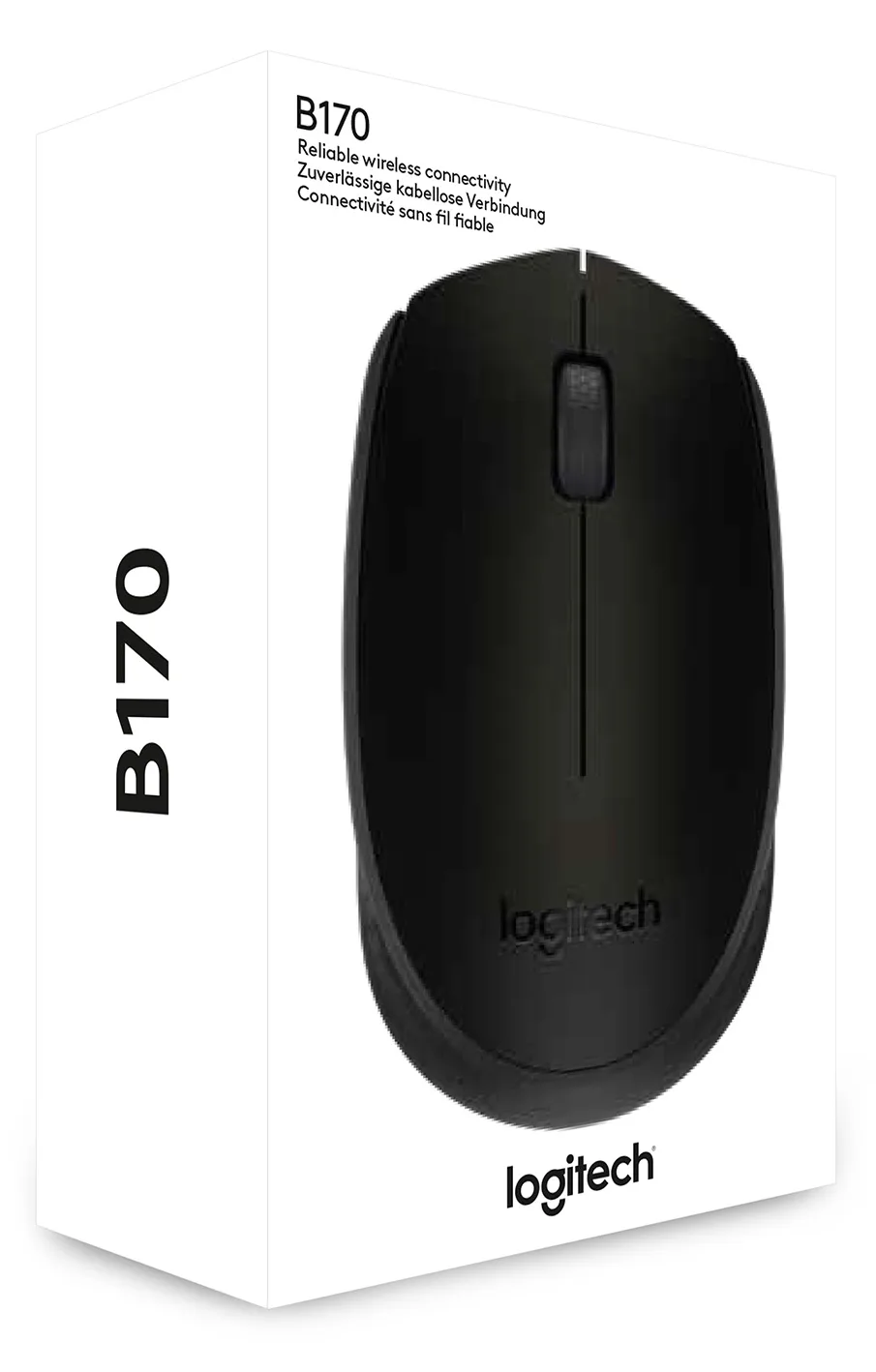 Logitech B170 - Maus - optisch - 3 Tasten - kabellos - 2.4 GHz - kabelloser Empfänger (USB), Ansicht 2