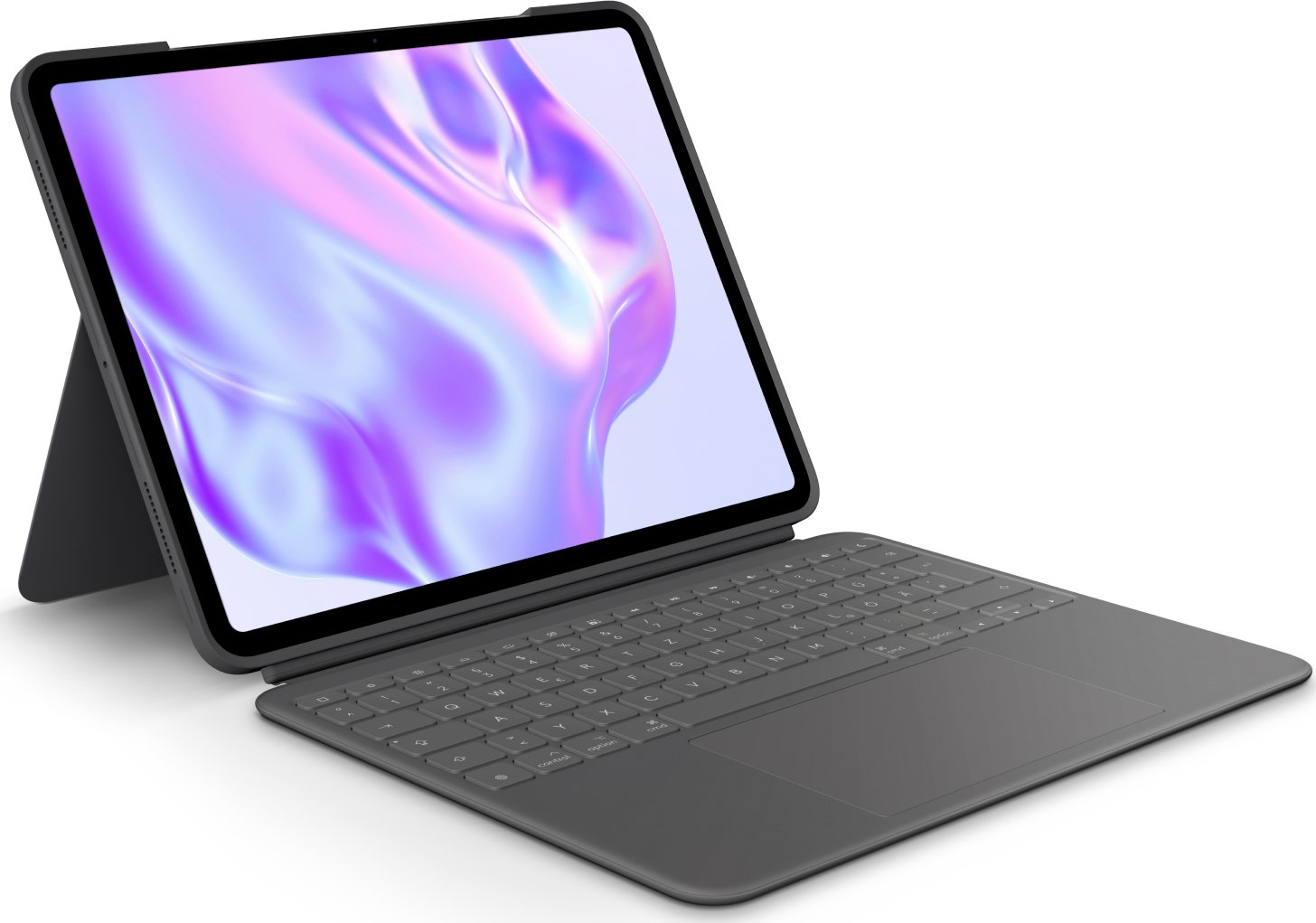 Logitech Combo Touch - Tastatur und Foliohülle - mit Trackpad - hinterleuchtet - TL: Deutsch, QWERTZ