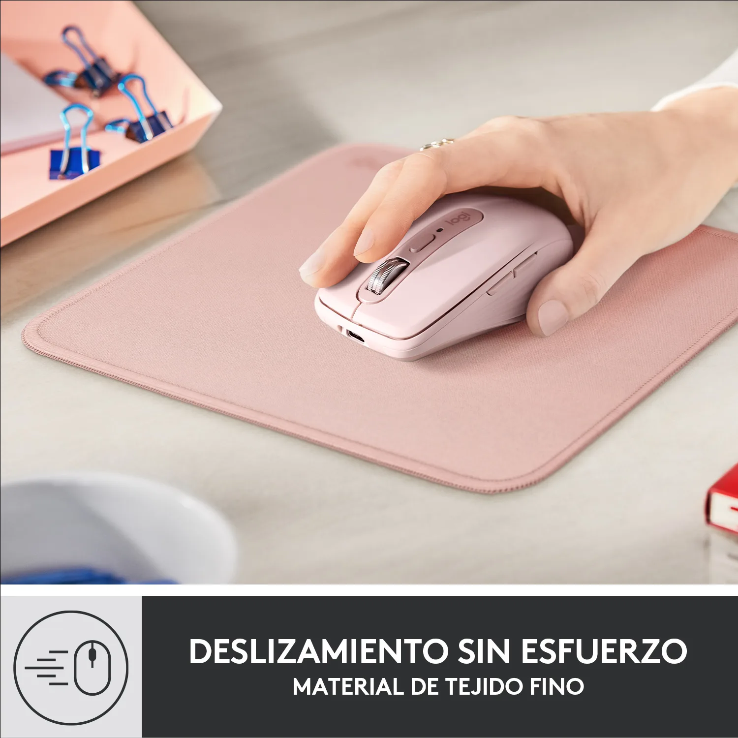 Logitech Desk Mat Studio Series - Mauspad - dunkles, Ansicht 2