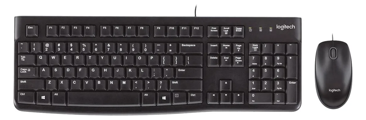 Logitech Desktop MK120 - Tastatur-und-Maus-Set - TL: EU, QWERTY, Ansicht 4