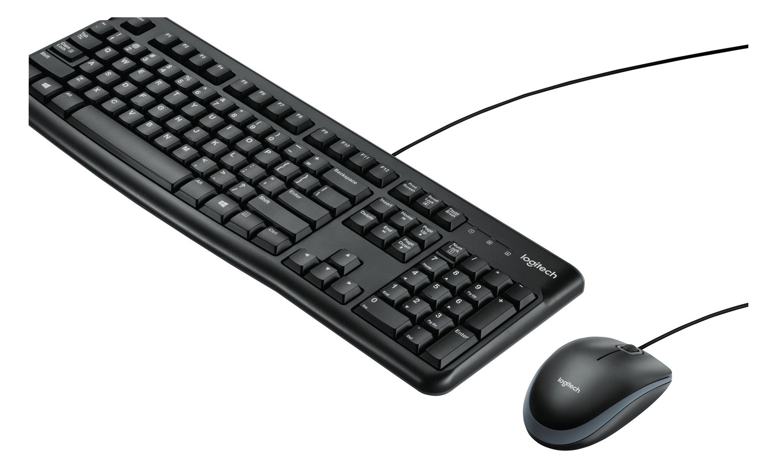 Logitech Desktop MK120 - Tastatur-und-Maus-Set - TL: Nordisch, QWERTY